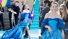 Monika Linkytė &bdquo;Eurovizijos 2023&ldquo; atidaryme Liverpulyje
