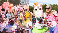 &bdquo;The Color Run&ldquo; bėgimas Vingio parke