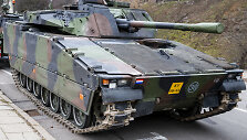 Nyderlandų pėstininkų kovos ma&scaron;ina CV90 Vilniuje