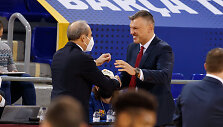 Ettore Messina ir &Scaron;arūnas Jasikevičius