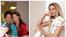 Rūta Banionytė su tailandiete dėstytoja