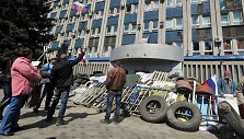 Prorusi&scaron;ki protestuotojai Luhanske