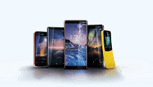 2018 metų &bdquo;Nokia&ldquo; telefonų &scaron;eima