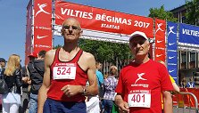 Stasys Laniauskas ir Zigmantas Rimkus &bdquo;Vilties bėgime&ldquo;