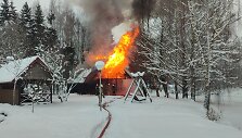 &Scaron;ilutės rajone degė pirtis