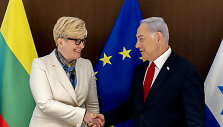 Ingrida &Scaron;imonytė susitiko su Benjaminu Netanyahu