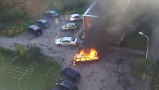 Vilniuje degė automobilis