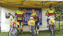 Motokroso trasą i&scaron;bandė žinomi vyrai