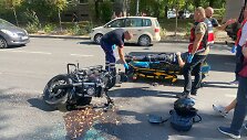 Vilniuje per avariją sužeistas motociklininkas