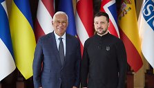 Antonio Costa ir Volodymyras Zelenskis / AFP