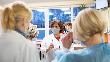 Vilniaus miesto klinikinės ligoninės medikų vakcinacija nuo COVID-19