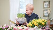 Dalia Grybauskaitė &scaron;venčia gimtadienį