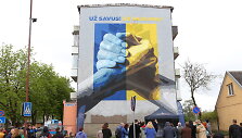 Ukrainą remiantis pie&scaron;inys &Scaron;iauliuose &bdquo;Už Savus! Už Ukrainą!&ldquo;