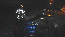 Kretingoje sudegęs &bdquo;Ford Focus&ldquo;