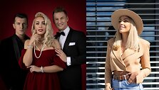 Liepa Mondeikaitė-Norkevičienė su Justinu Lapatinsku ir Simonu Storpir&scaron;čiu