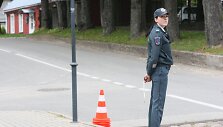 Tel&scaron;iai palydi žuvusį pareigūną Liudą &Scaron;imkų į paskutinę kelionę