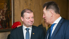 Saulius Skvernelis ir Algridas Butkevičius