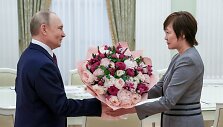 Vladimiras Putinas ir Akie Abe
