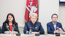 Dalia Grybauskaitė susitiko su savivaldybių merais