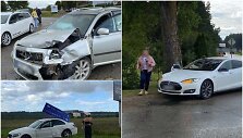 Po avarijos kelyje Palanga-Lazdininkai į vietą atvykusi moteris sukėlė chaosą