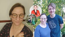 Birutė Jakučionytė su kolega Sauliumi Baltrūnu