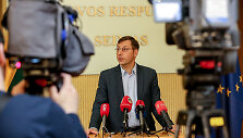 Gintaras Steponavičius susitinka su Seimo Pirmininku 