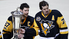 Sidney Crosby ir Jevgenijus Malkinas