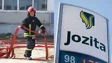 Gaisras &bdquo;Jozita&ldquo; dujų skirstymo stotyje