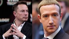 Elonas Muskas ir Markas Zuckerbergas