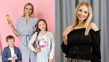 Goda Alijeva su vaikais