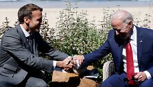 Emmanuelis Macronas ir Joe Bidenas