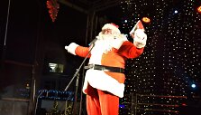 Vilkavi&scaron;kio eglutės įžiebimo &scaron;ventės akimirka