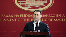 Makedonijos premjeras Nikola Gruevskis 