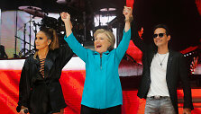 Jennifer Lopez, Hillary Clinton, Marcas Anthony