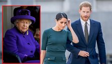 Princas Harry ir Meghan Markle, karalienė Elžbieta II