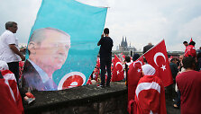 R.T.Erdogano palaikymo mitingas Kelne