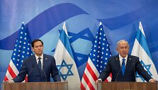 Marco Rubio ir Benjaminas Netanyahu / Ohad Zwigenberg / via REUTERS
