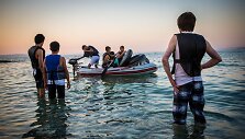 Migrantai ruo&scaron;iasi plaukti per i&scaron;orinę Europos sąjungos sieną