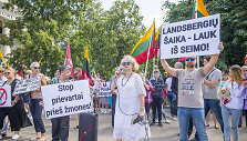 Atros Astrauskaitės organizuojamas mitingas