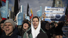 Protestas Maskvoje prie&scaron; įstatymą dėl interneto kontrolės