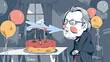 Vytautas Landsbergis. Nupie&scaron;ė Ignas Krakys, idėjos autorius Andrius Zimaitis