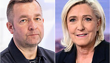 Ramūnas Vilpi&scaron;auskas ir Marine Le Pen