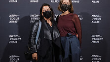 Filmų festivalio &bdquo;Nepatogus kinas&ldquo; atidarymo akimirka
