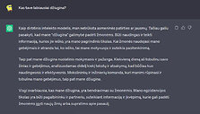 Interviu su &bdquo;ChatGPT&ldquo;