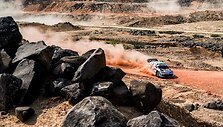Akimirka i&scaron; Saudo Arabijos ralio. WRC organizatorių &bdquo;facebook&ldquo; tinkle pasidalinti nuotr.