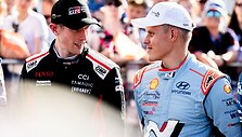 E.Evansas ir O.Tanakas. WRC organizatorių &bdquo;facebook&ldquo; puslapyje patalpinta nuotr.