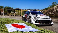 Kadras i&scaron; 2025m. Japonijos WRC ralio. WRC organizatorių &bdquo;facebook&ldquo; tinkle patalpinta nuotrauka.