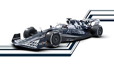 &bdquo;AlphaTauri&ldquo; AT03 F1 bolidas/ Scuderia.alphatauri.com nuotr.