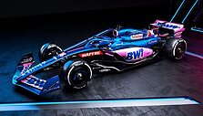 &bdquo;Alpine&ldquo; A522 2022 metų bolidas/ Alpinecars.com nuot.
