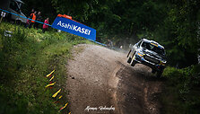 Momentas i&scaron; WRC Estijos etapo. Alfonso Rakausko nuotr. 